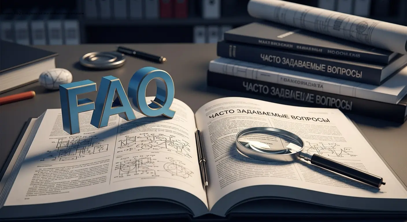 Иконка FAQ и сборник часто задаваемых вопросов