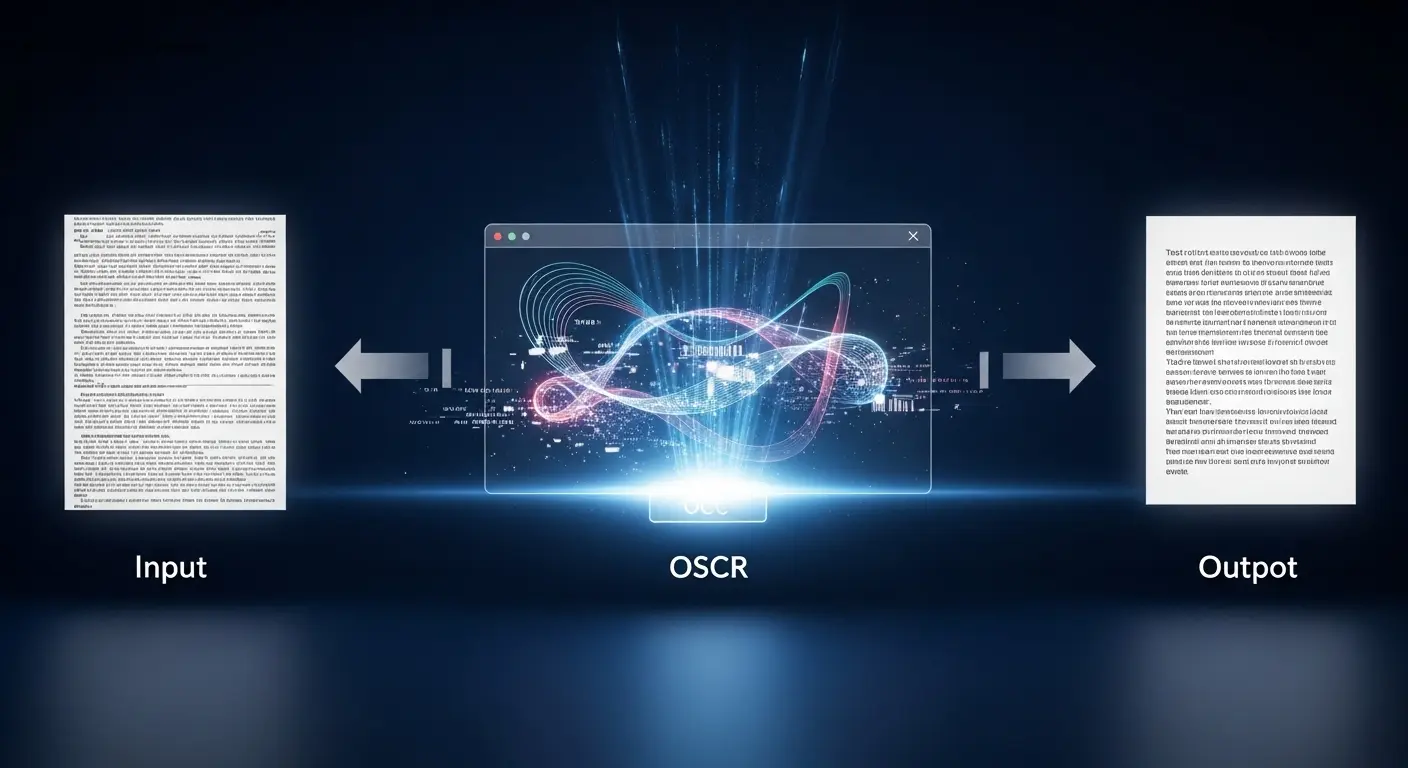 Illustration of OCR processing pipeline