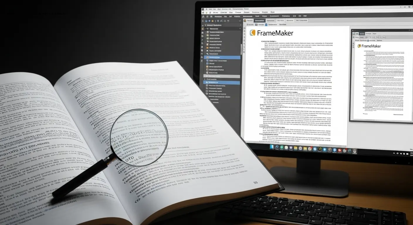 FrameMaker structured document features
